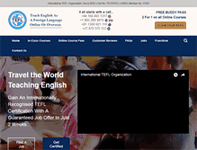 Tablet Screenshot of itefl.org